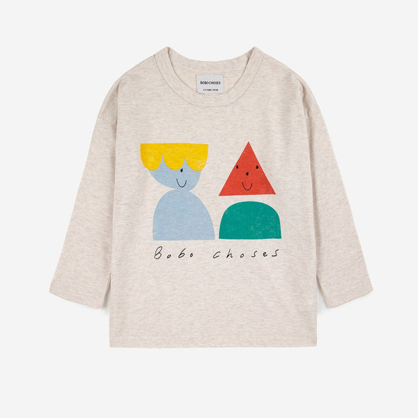 FUNNY FRIENDS LONG SLEEVE T-SHIRT - BOBO CHOSES - LOUWOLF