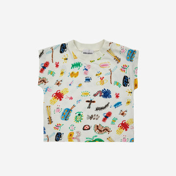 BABY FUNNY INSECTS ALL OVER T-SHIRT