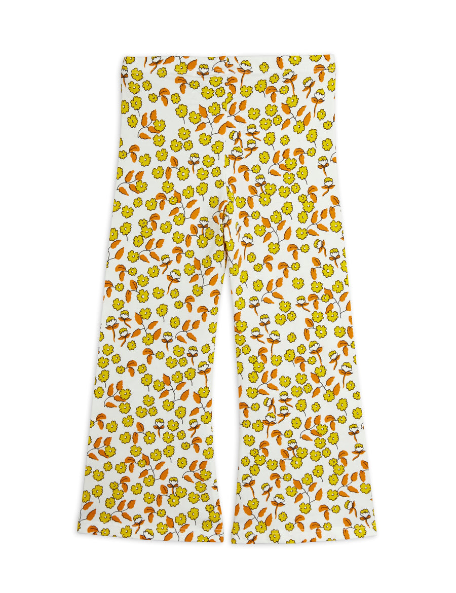 FLOWER FLARED TROUSERS