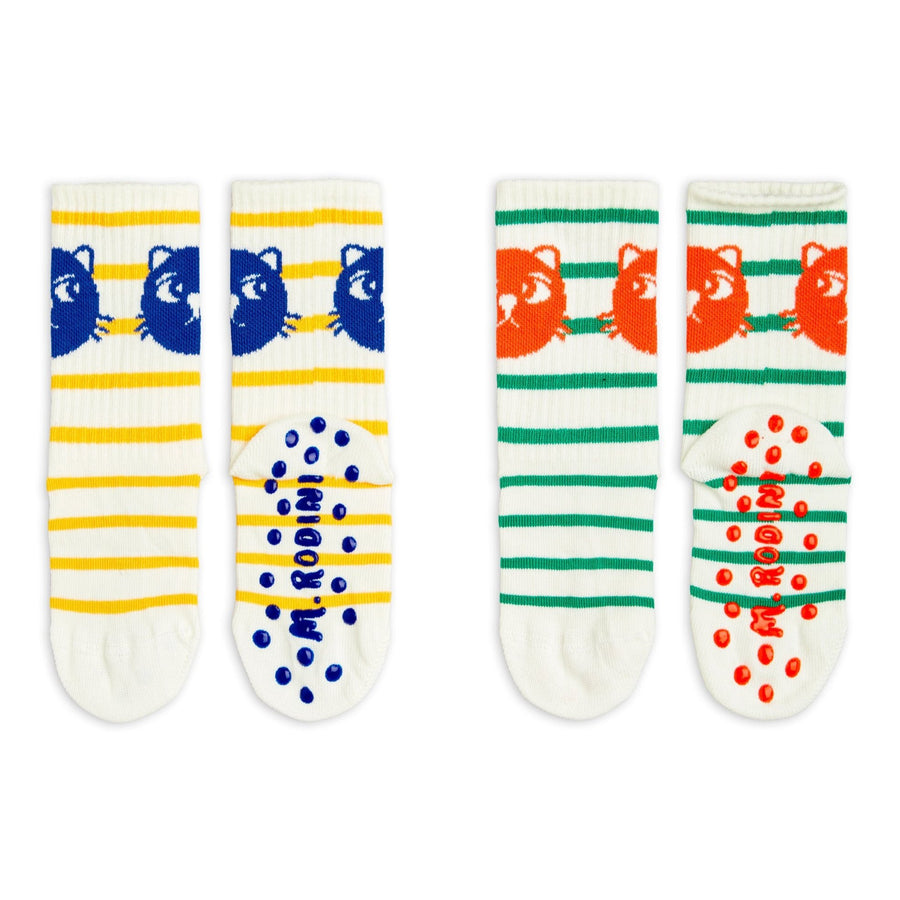 CATS 2-PACK ANTI-SLIP SOCKS