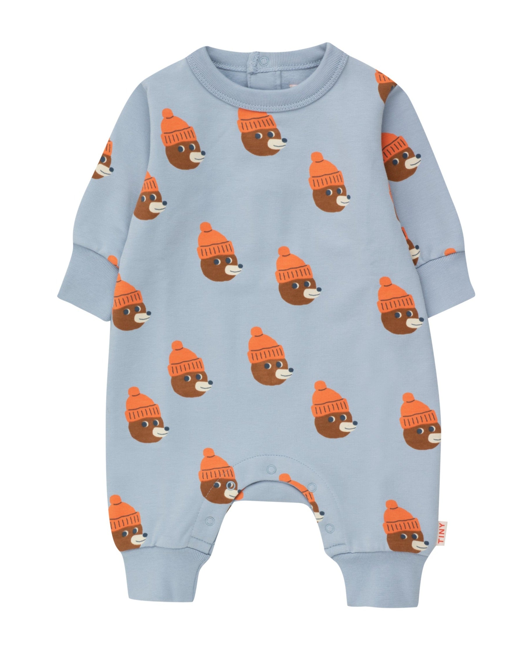 Tinycottons Bears Polar One-Piece - Light Navy | Garmentory