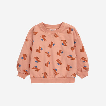 HUNGRY SQUIRREL ALL OVER BABY SWEATSHIRT