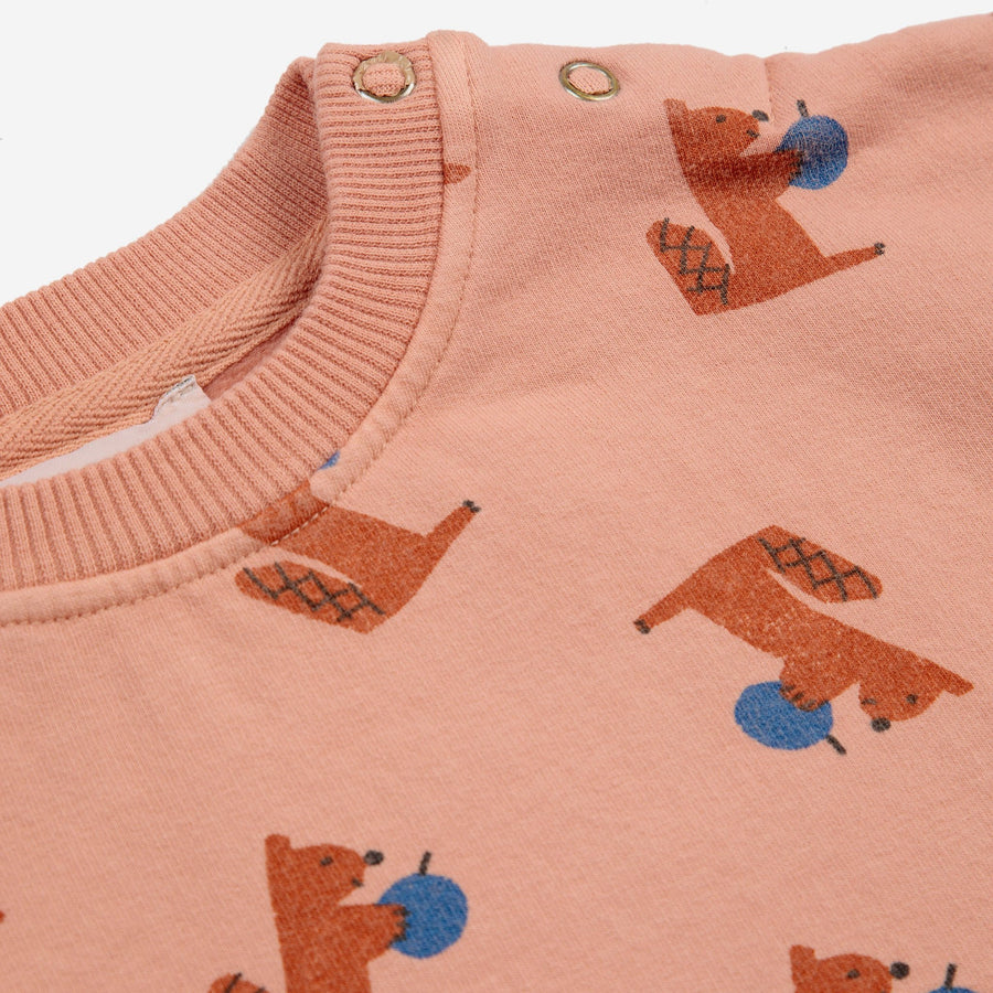 HUNGRY SQUIRREL ALL OVER BABY SWEATSHIRT