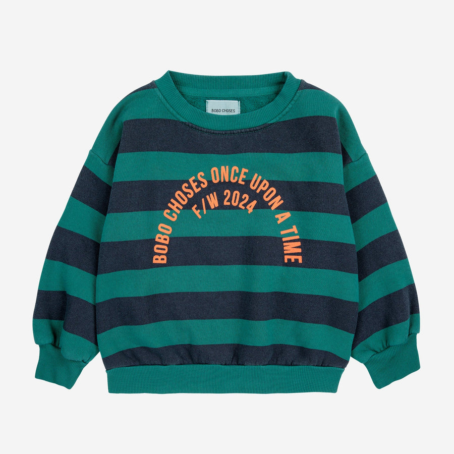 BOBO CIRCLE STRIPES SWEATSHIRT