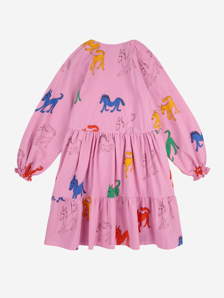 WONDER HORSE ALL OVER WOVEN DRESS