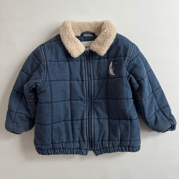 BOBO CHOSES BABY QUILTED DENIM JACKET