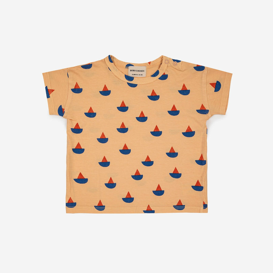 SAIL BOAT ALL OVER BABY T-SHIRT
