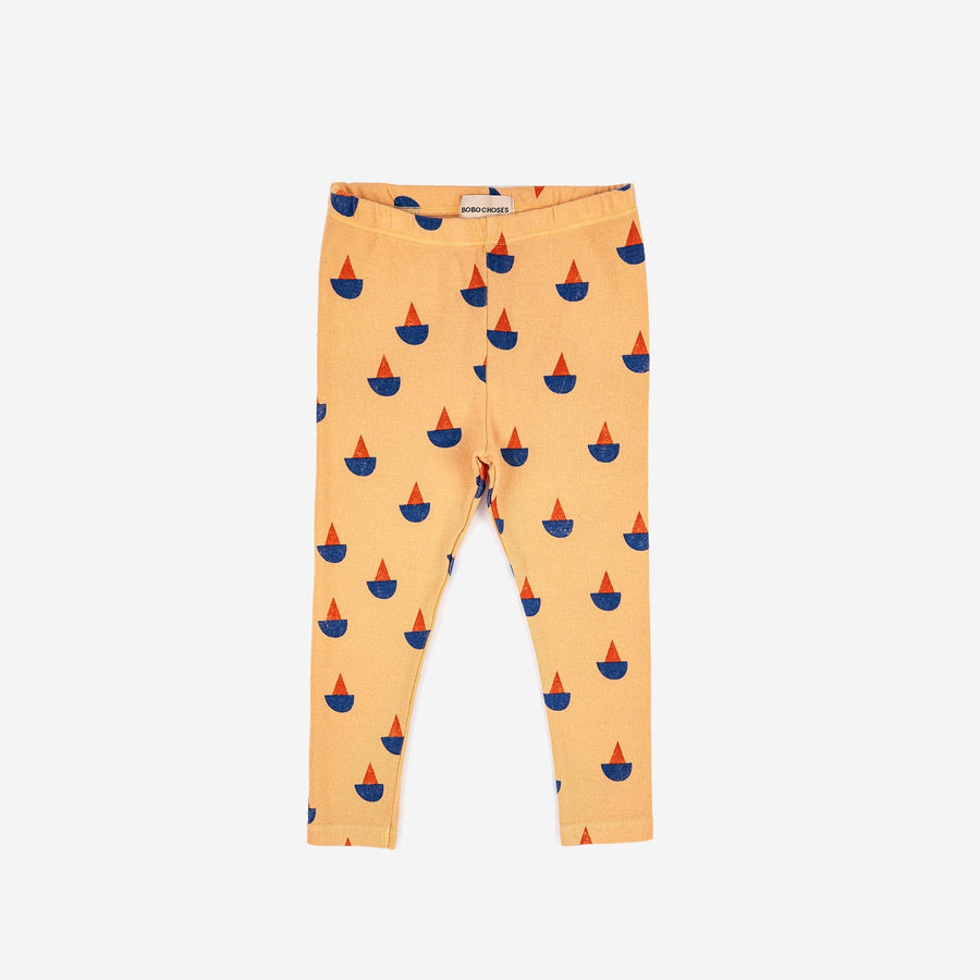 SAIL BOAT ALL OVER BABY LEGGINGS