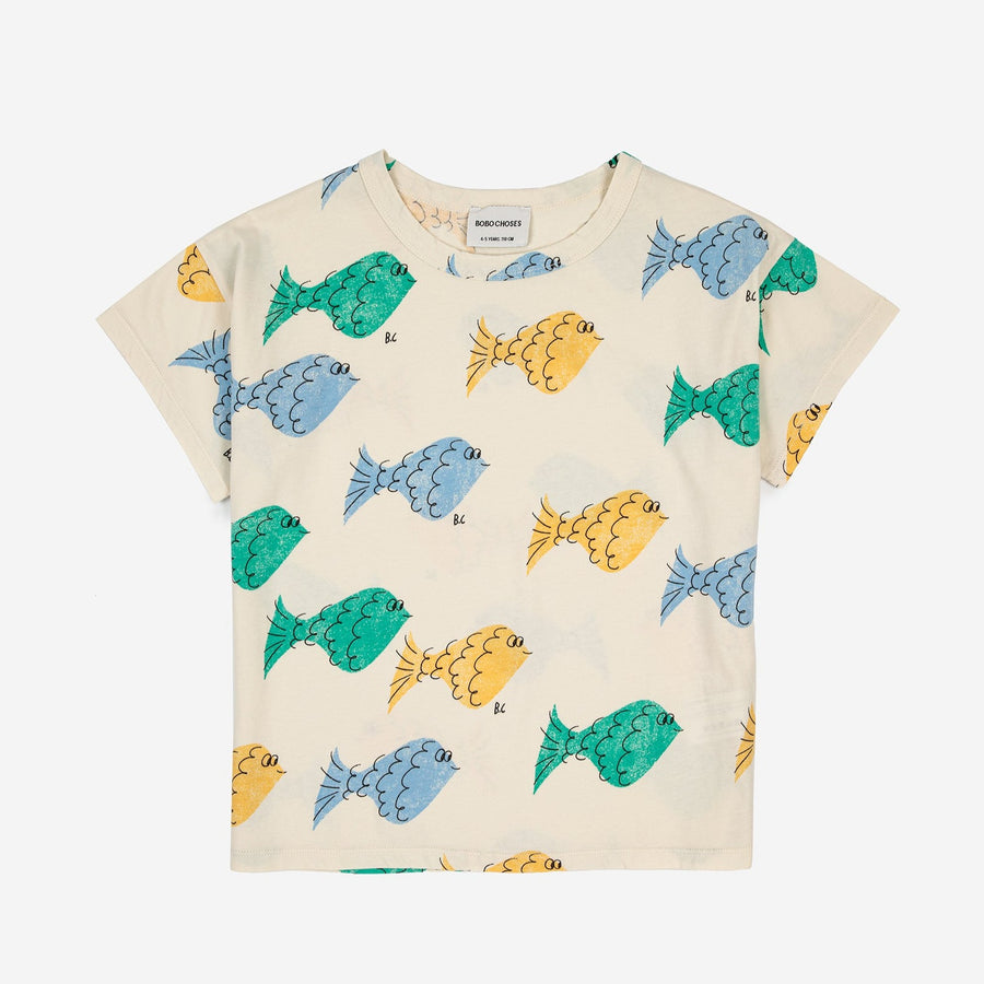 MULTICOLOR FISH ALL OVER T-SHIRT