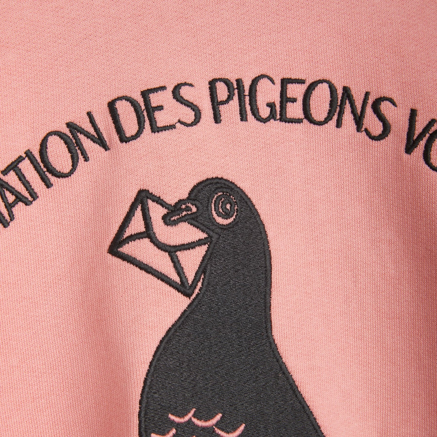 PIGEON EMBROIDERED SWEATSHIRT